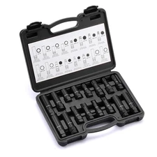 16 pcs Locking Lug Nut Master Key Set of Spline Star and Hex Style Keys