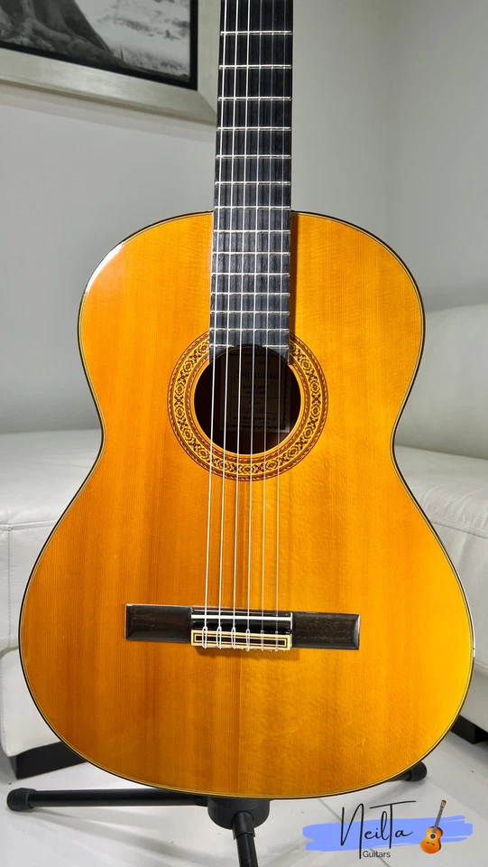 Guitarra clásica de concierto hecha a mano Shinano SC-20 (1972) Foto 2 de 4