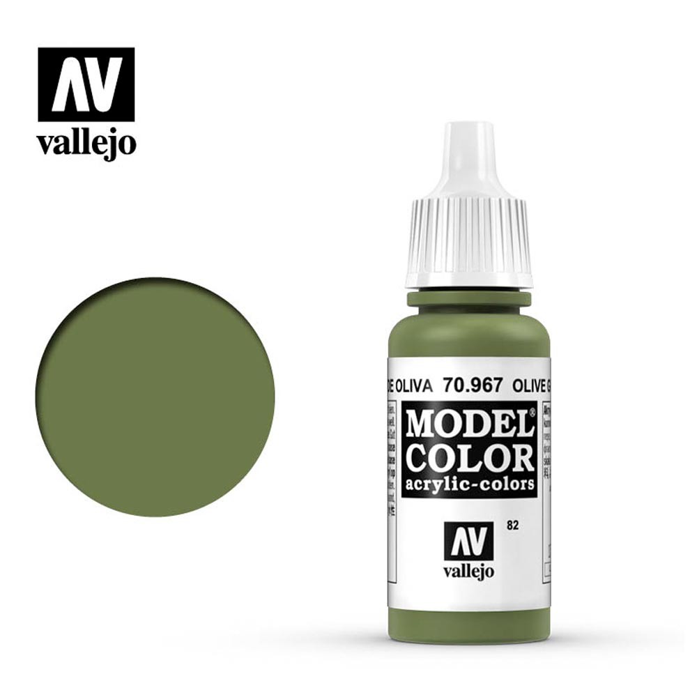 Vallejo Model Color 17ml - Olive Green - 70.967 - Image 4