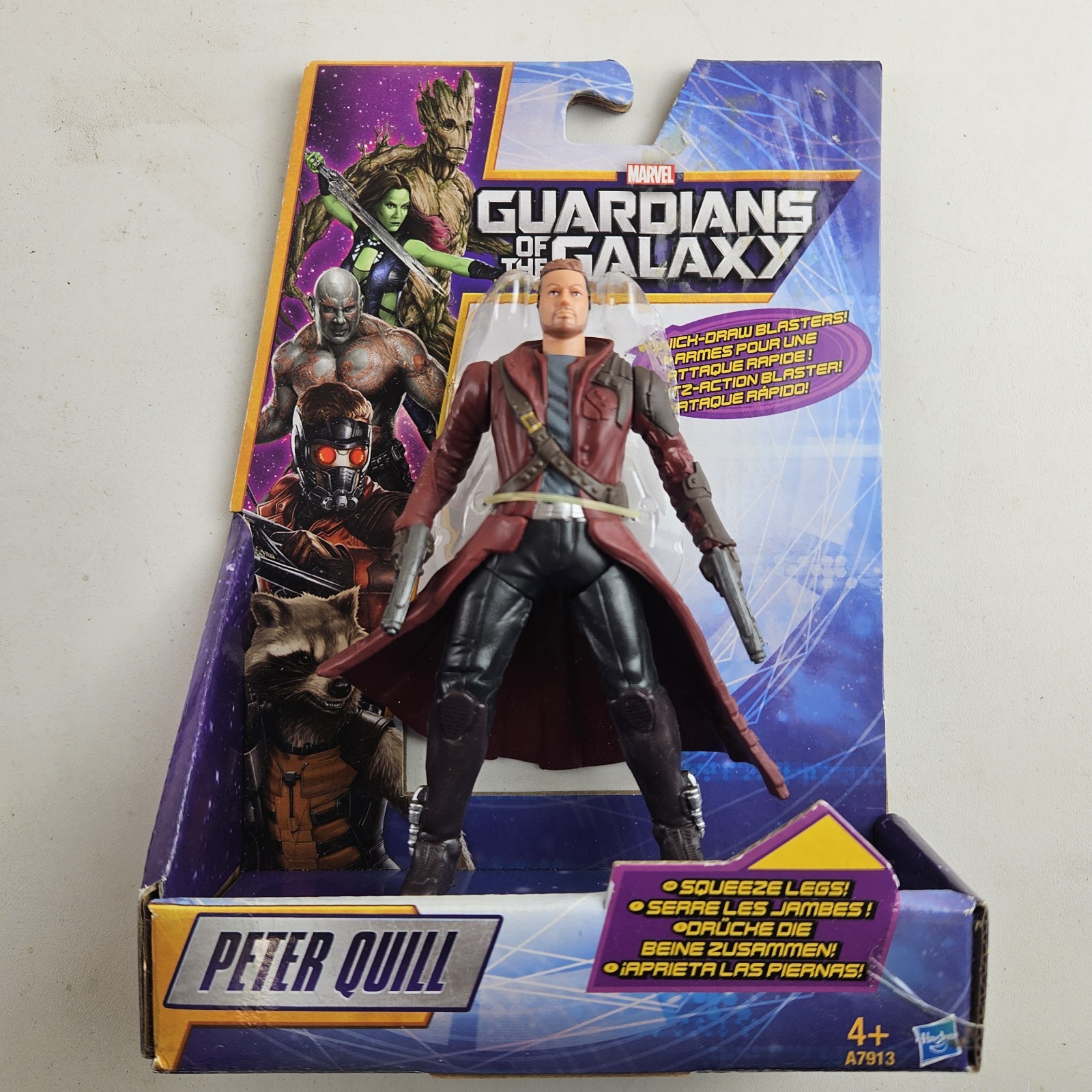 MARVEL GUARDIANS OF THE GALAXY 5""  FIGURE HASBRO - Peter Quill Starlord