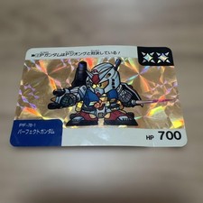 SD Gundam Carddass Perfect Gundam PF781 Holo 1990 Bandai HP700 Singles