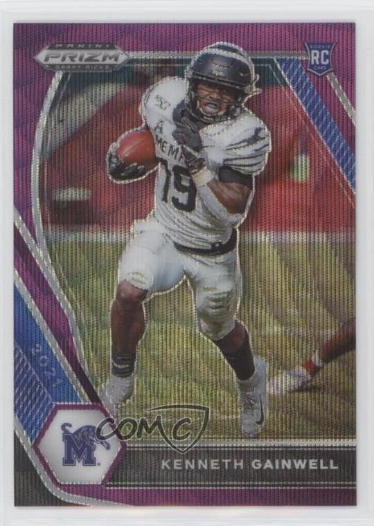 2021 Panini Prizm Draft Picks Purple Wave Kenneth Gainwell #113 Rookie RC 0g27