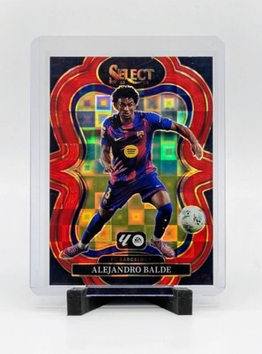 2025-26 Panini Select La Liga Alejandro Balde #105 Red Pandora FC Barcelona