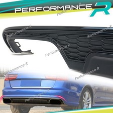 Schwarz Diffusor Heckdiffusor für AUDI A6 C7 4G Limo mit Seriens. MOPF 2015-2018