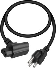 NEMA 5-15P to NEMA 5-15R C13 Y Splitter Power Cord,14Awg Universal 3Prong Replac