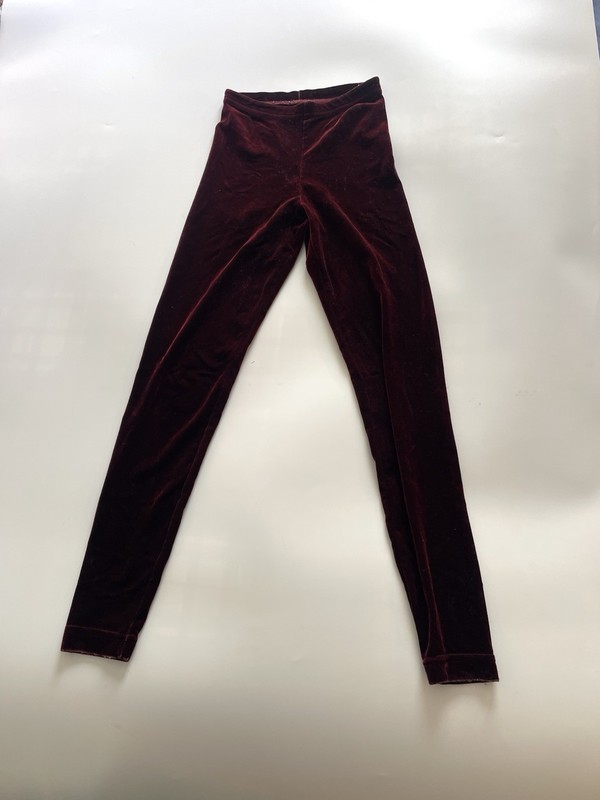 American Apparel Women’s Velvet Bottoms Burgundy Size XS