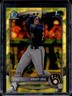 2025 Bowman Draft Sapphire Brady Ebel Chrome Yellow Refractor 1st #/75 Brewers