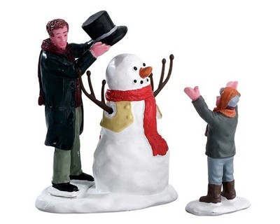 Lemax Weihnachtsdorf Familie Weihnachtshaus Winter Deko Weihnachten Deko Figuren