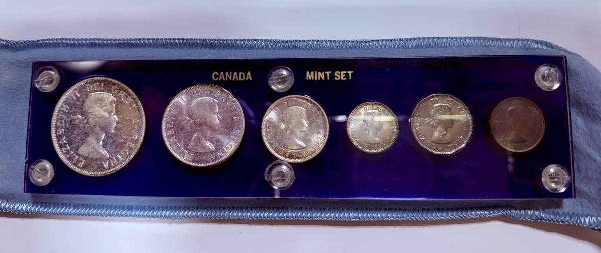 1958 Canada Prooflike Mint Set (PL) – 1.11 oz Silver | eBay