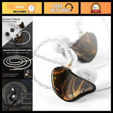 Triple Driver In-Ear Monitors, MMCX Connector, High-Fidelity Music Headphones