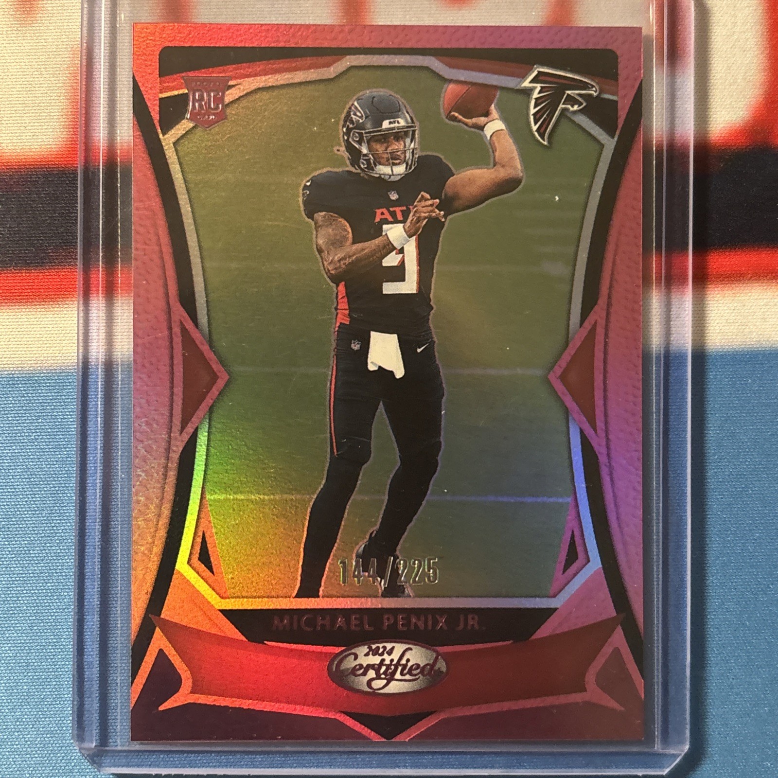 2024 Panini Certified - Rookies Michael Penix Jr. #106 Pink /225 (RC)