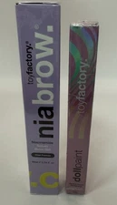 ToyFactory Eye & Brow Set: Doll Paint Gel Eyeliner Duo + NiaBrow Brow Gel Sealed