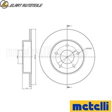 2x BRAKE DISCS 23-0762C FOR NISSAN PRIMERA/HATCHBACK ALMERA/TINO F9Q 1.9L 4cyl