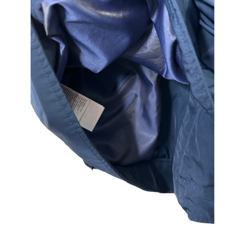 Calvin Klein Navy Blue Lined Hooded Windbreaker Jacket Women's Medium NEW - Picture 3 of 10