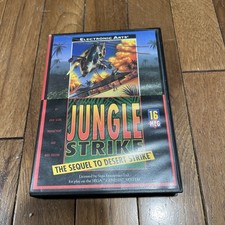 Jungle Strike Sega Genesis 1993 CIB Tested 