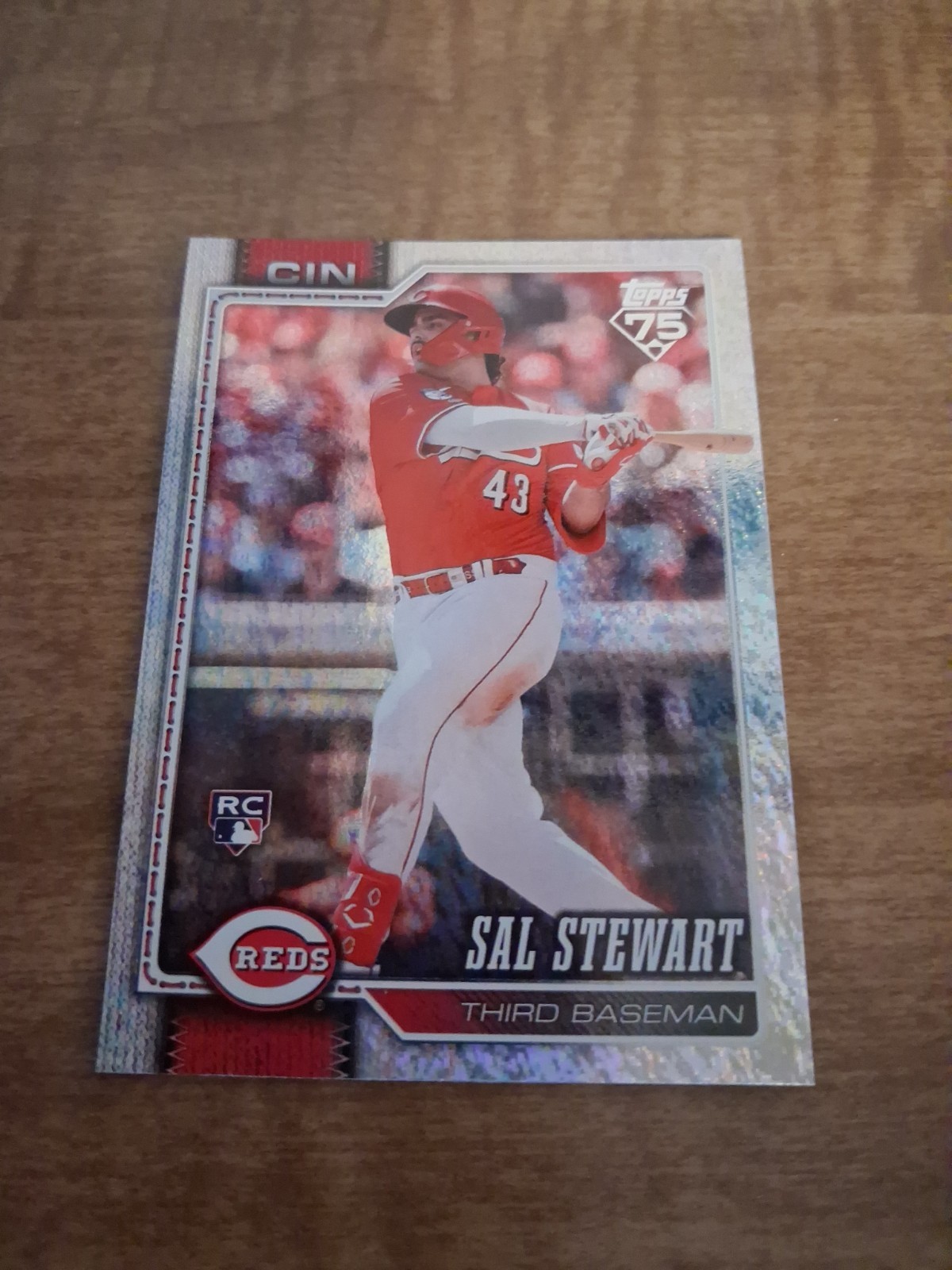 Sal Stewart 2026 Topps Series 2 #372 Holo Foil Price Guide 