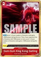Gum-Gum King Kong Gatling | Wings of the Captain | OP06-018 | R | Near Mint Foil