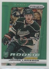 2013-14 Panini Prizm Green Prizm Johan Larsson #211 0c6