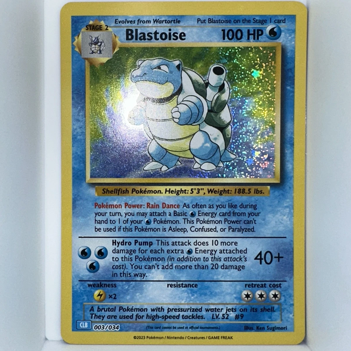Blastoise Pokémon TCG Individual Collectible Card Game Cards for sale