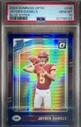 2024 Panini Donruss Optic - RR Jayden Daniels #248 Blue Hyper Prizm (RC) PSA 10