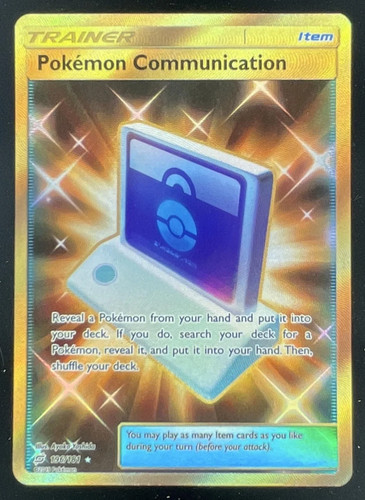 2019 Pokemon Sun & Moon Team Up #196/181 Pokemon Communication