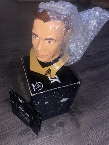 Taza Star Trek 1994 Applause Captain Kirk figurativa en caja con certificado - Imagen 3 de 6