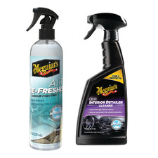 Meguiar's Quik Interior Detailer Kunststoffpflege + New Car Lufterfrischer Spray