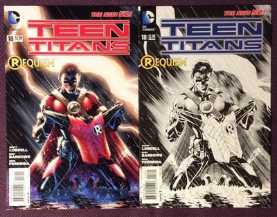 Teen Titans #18A & #18B (rare 1 for 25 variant) DC 2013. NM condition Issue.