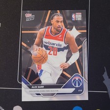 2026 Topps Now Alex Sarr Castrol Rising Stars Selection RS2 Washington Wizards