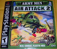 3DO Army Men: Air Attack 2 (Sony PlayStation 1, PS1) NTSC-U/C T Disc+Art