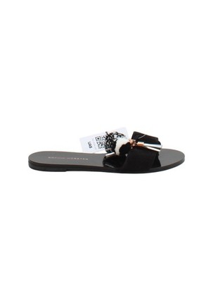 Sophia Webster Damen Sandalen UK 3 schwarz Animal Print 100% andere Schieber