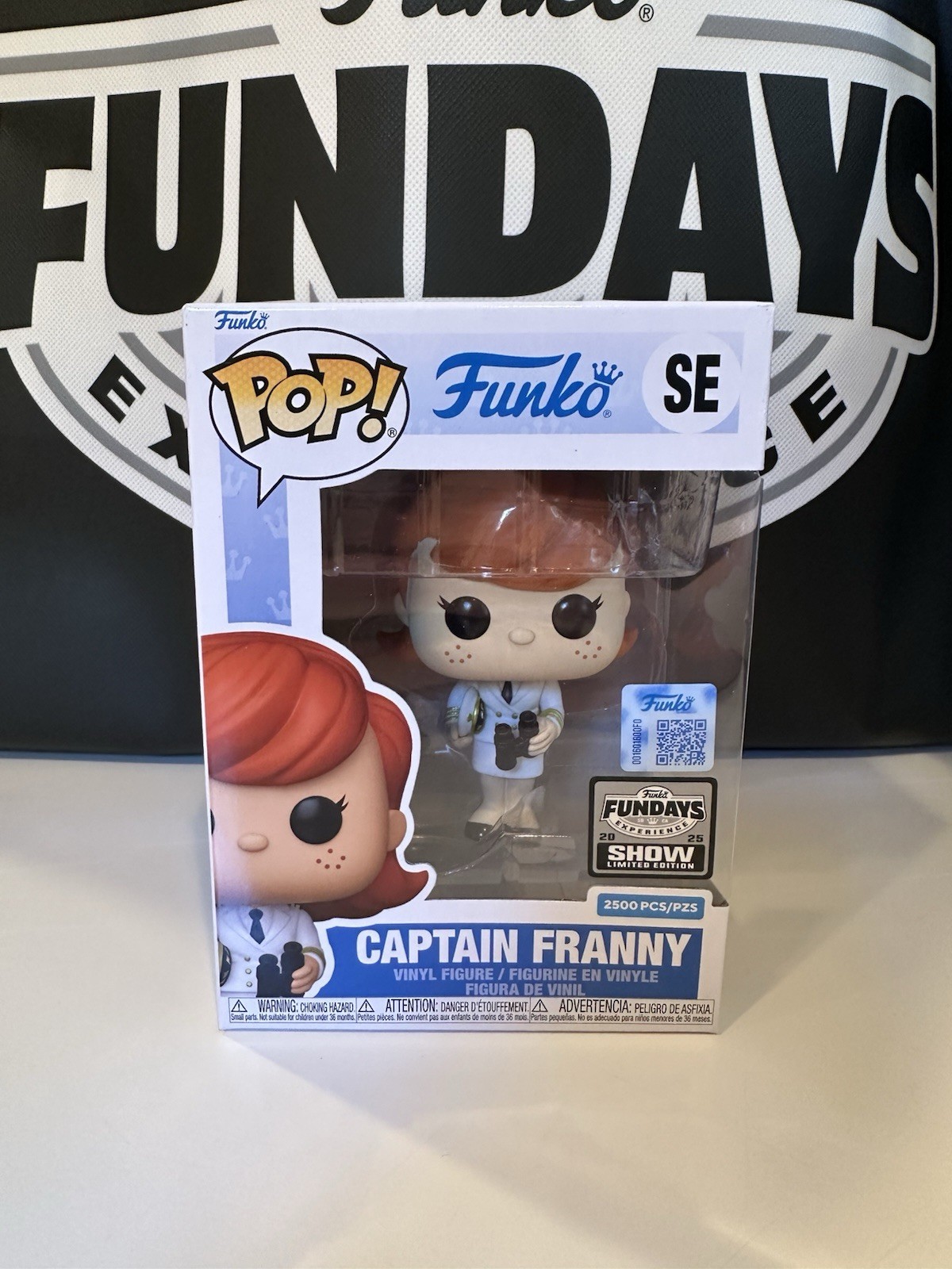 Funko Fundays 2025 Franny Funko as Captain Franny 2500 pcs. with Protector