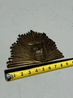 Vintage Large Brass Horse Insignia Hat Plate Post Civil War