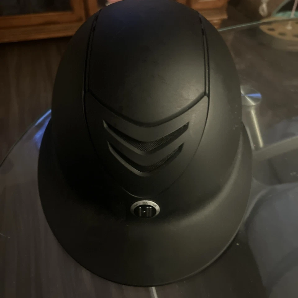 Casco de equitación ovalado de ala ancha Onek tecnología MIPS medio largo Foto 2 de 4