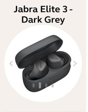 Jabra Elite 3 - Dark Grey - Powerfull Bass - Great Calls -Noise Isolating Design