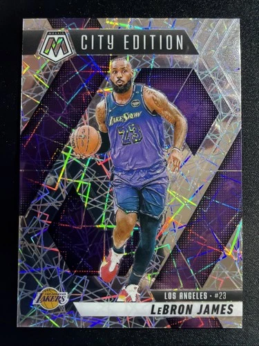 2024-25 Panini Mosaic LeBron James City Edition Premium Prizm #286 Lakers