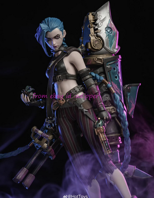 J庭 JINX Perfect HT Tms137 Arcane: League Of Legends Jinx Action Figure In