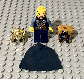 LEGO Castle Minifigure: Crown King w/ Cape (cas332) Fantasy Era 7094