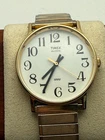 Vintage Timex LA CELL Quartz Men’s Watch – 33mm – Gold Tone – New Battery