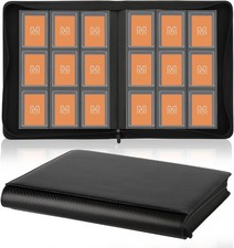 Toploader Binder,Trading Card Binder Storage Hold up 288 Cards 9-Pocket Top Load