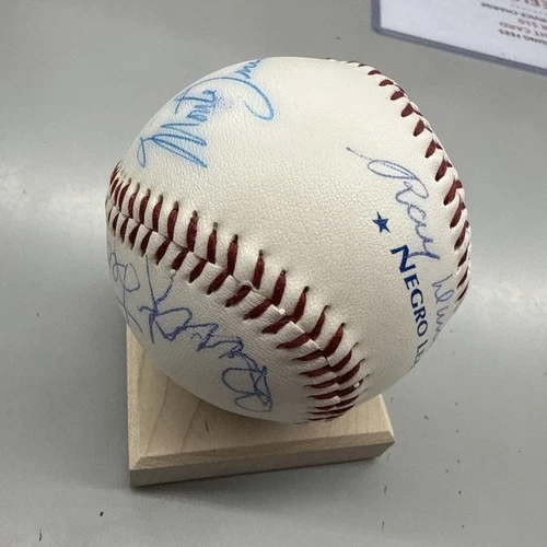 Negro League Legends Multi Signed Baseball 6 Autographed Auto HOF Signatures