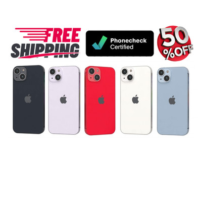 Apple iPhone 14 128GB Unlocked - Midnight, Starlight, (PRODUCT)RED, Blue
