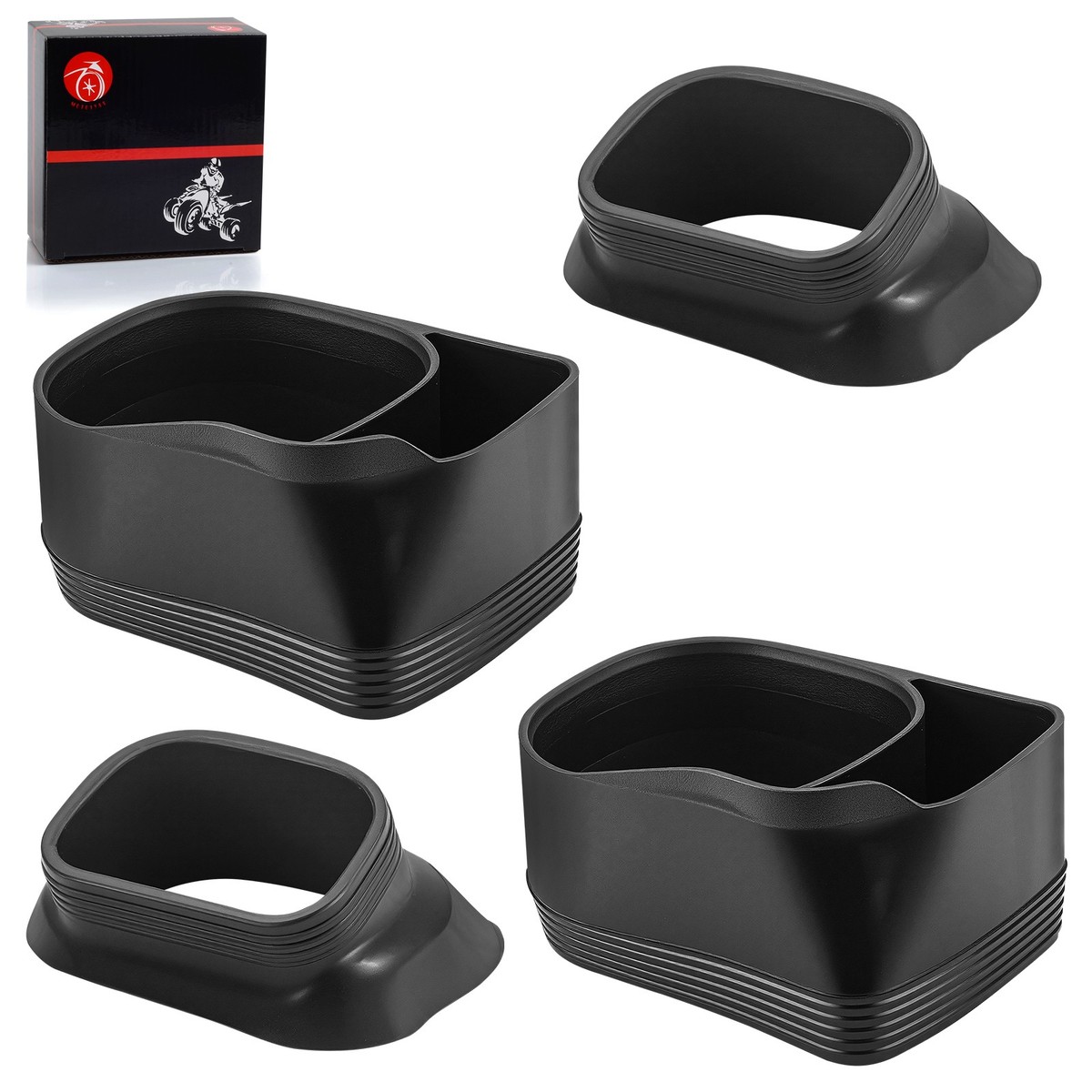 97-00 GSXR 600 & 96-99 GSXR 750X RAM AIR INTAKE DUCT RUBBER BOOTS