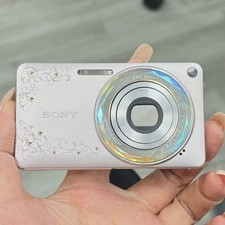 SONY Cyber Shot DSC-W350D 14.1MP Camera Rhinestone Jewel English