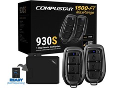 Compustar CS930-S All-in-One Remote Start Bundle 1-Way, 1500FT, 1500FT