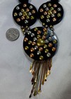 Vintage Style Mixed Metal Brutalist Necklace With Fringe — photo 6