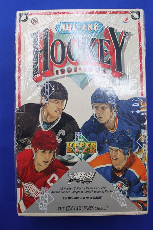 1991-92 Upper Deck Hockey Sealed Box 36 Packs Cards FIND THE HULL Wayne Gretzky