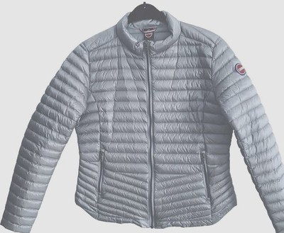 Colmar Steppjacke Leichtdaunenjacke hellgrau Größe 38/40 Sehr Schön!