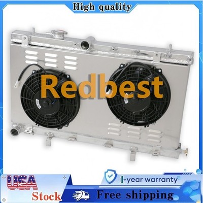 New Aluminum Radiator Shroud Fan For Subaru Impreza Wrx STI GDB GDA GD 2002-2007