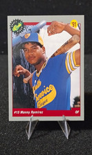 1991 Classic Draft Picks Manny Ramirez Rookie Base Set Baseball Card #10. rookie card picture